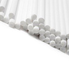 White Plastic Lollipop Sticks