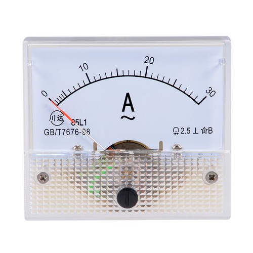 30a analog panel ammeter - panel,