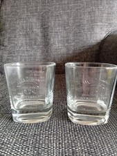 Jack Daniels 150th Anniversary Commemorative Glasses Set of 2