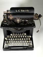 Antique LC Smith Vintage Typewriter Early Model For Parts / Restoration