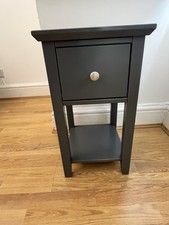 Marks and Spencer Dark Grey Bedside Table Pair