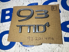 SAAB 9-3 93 Badge Letters Rear Emblem 93 TTiD4 12847506 12841798 CLEANED BACKS