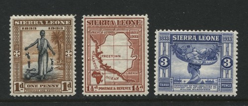Sierra leone 1933 george 3 - v,