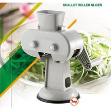 Suction Fixing Green Onion (Shallot) Roller Slicer for home and restaurant
