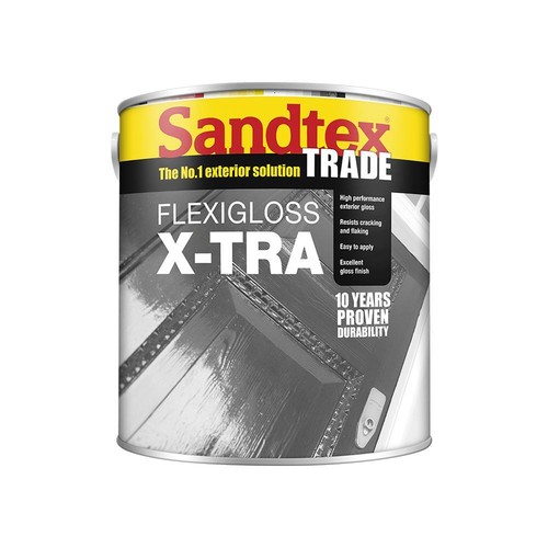 Sandtex flexible gloss paint - flexible,