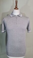 Dexter By Dexter Wong Quarter Zip Polo Shirt Beige Size Small 