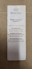 MERCEDES HFP  B67875877 B67876168  B67880000  Bluetooth Adapter- GUIDE MANUAL