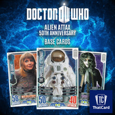 Topps Dr Doctor Who Alien Attax 50th Anniversary Common Base Cards - Pick!