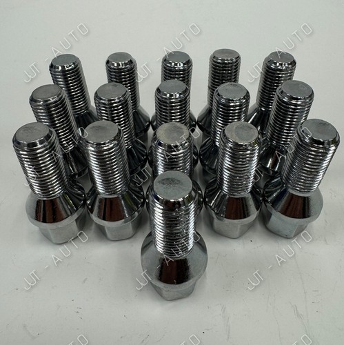 Alloy wheel bolts silver - alloy,