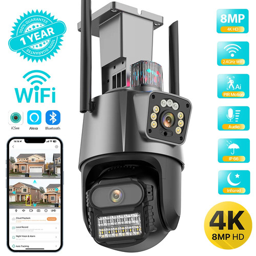 8mp dual screen wireless - 8mp, ip