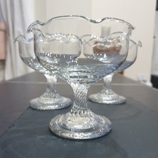 Vintage Glass Dessert Dishes