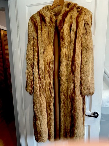 Real fox fur full length - length, coat