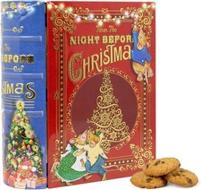 Night Before Christmas Book Gift Set - Biscuits Tin, Novelty... 