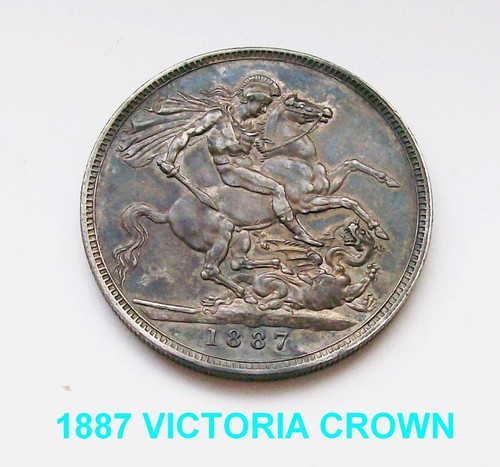 1887 victoria british crown - 1887,