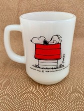 Fire King Snoopy Morning