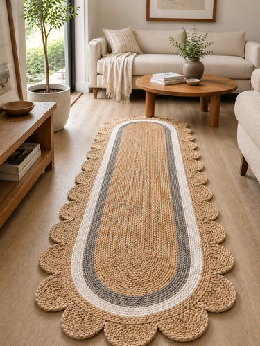 Jute rug carpet mat - carpet,