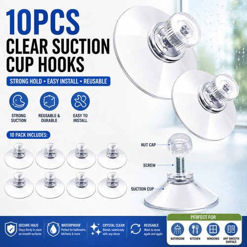 Suction cups hooks - suction,