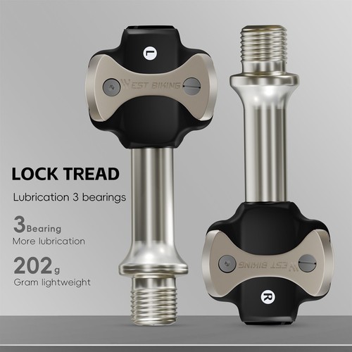Road bike self locking pedals - bike,