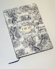 Dior Toile de Jouy Luxury Notebook / Diary Limited Boutique Edition Blank Pages