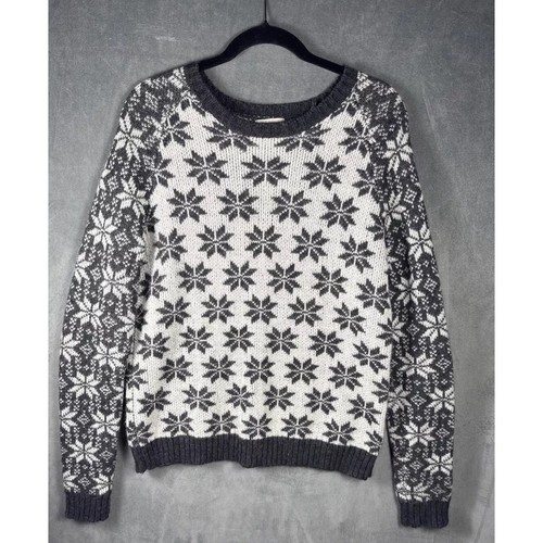 Garnet hill fair isle sweater - garnet,