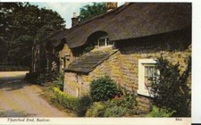 Derbyshire Postcard - Thatched