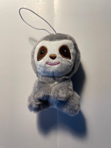 Sloth soft toy grey - soft,