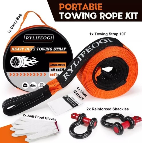 Rylifeogi tow rope ton - tow,