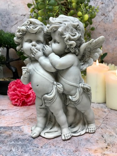 Guardian angel figurine cherub - guardian,