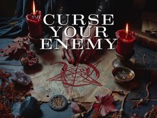 POWERFUL Magic Spell to curse an enemy - send a Hex, negative energy, Voodoo