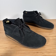 Clarks Black Suede Ashton