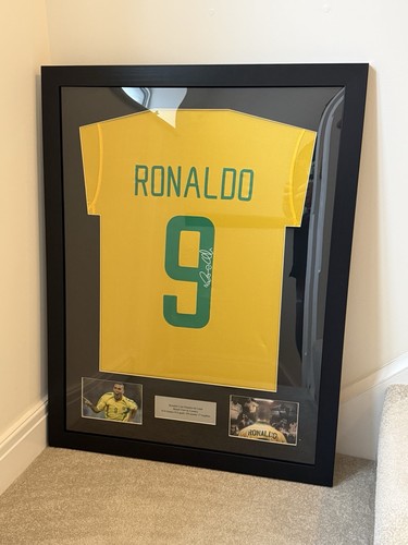 Brazil ronaldo framed - brazil, shirt