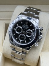 Rolex Daytona Black Dial - 116520 - 2014 - Full Collectors Complete Set