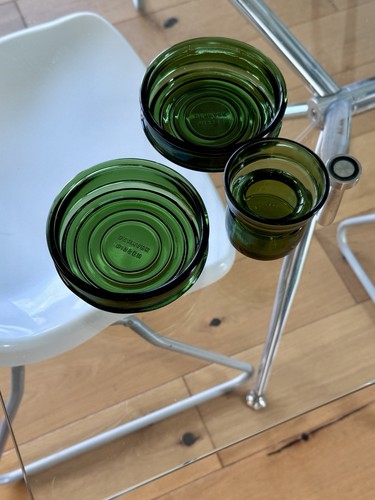 Pieces dansk green glass - pieces,