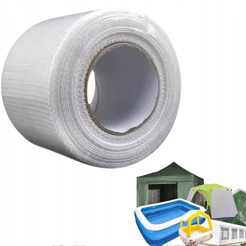 White tarpaulin repair tape - white,