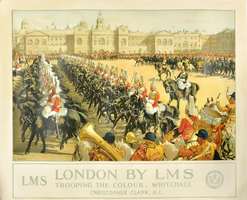 London lms trooping - trooping, colour