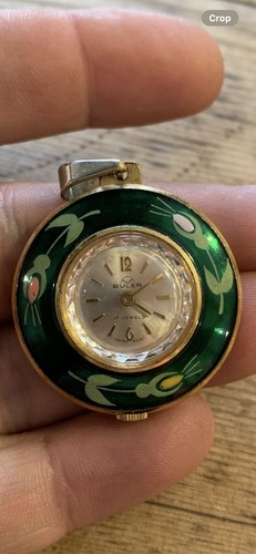 Vintage green pendant buler - pendant,