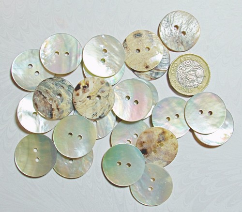 Ten buttons mother pearl - ten,