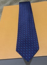 Kiton Burgundy Printed Silk Tie 9 Cm Made In Italy RRP £250