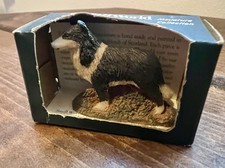 Small World Miniature Border Collie - New In Box, Unopened - Vintage Collectible