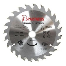 Spartacus Wood Cutting Saw Blade 160 mm x 24 Teeth x 20mm Bosch GSK24V