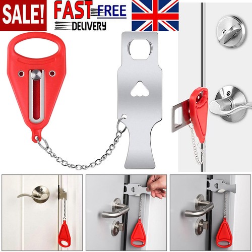 Portable door lock hardware - door,