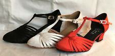 Ladies Black, Red or Silver Ballroom, Latin, Salsa Dance Shoes - UKSizes 3 - 8.5