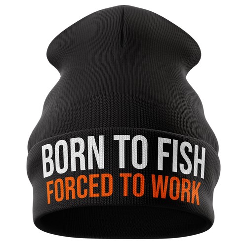 Born fish beanie hat - to,