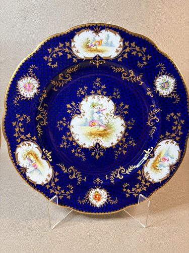 Coalport porcelain cabinet - a,