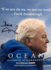 David Attenborough Hand Signed