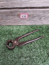 Vintage Pincer Pliers Nippers Nail Puller. Old Hand Tool (#636)