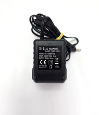SIL AC ADAPTOR BD090015D Power Supply DC 9V 150mA UK 3 Pin Plug Used
