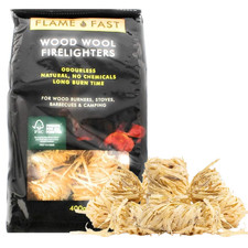 Wood Wool Firelighters Natural