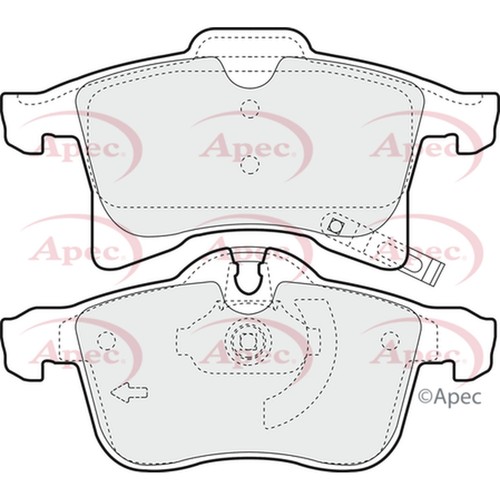 Brake pads set for vauxhall - set,