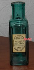 ANTIQUE DK AQUA TABLETS BOTTLE
